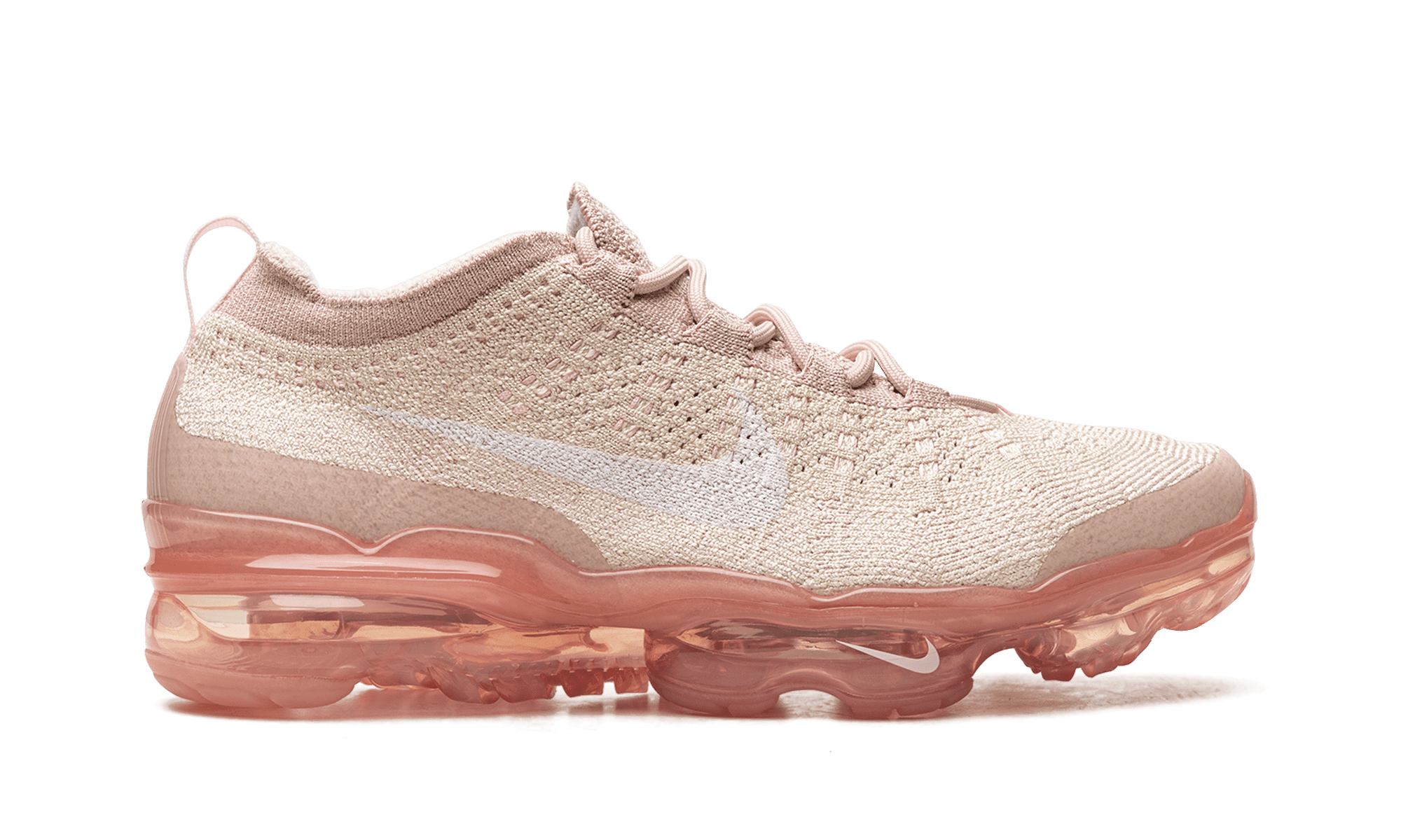 NIKE WOMENS AIR VAPORMAX 2023 FLYKNIT Womens "Oatmeal Pearl Pink" DV6840 101 DV6840 101 from Stadium Goods