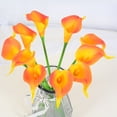 thumbnail image 4 of OUSITAID Artificial Flower Vase Decoration Elegant Fancy Calla Shape Artificial Plant, 4 of 4