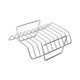thumbnail image 2 of Parrilla para costillas de barbacoa, multifuncional, ahorra espacio, fácil de usar, herramienta para barbacoa, parrilla resistente para asar Plata, 2 of 8