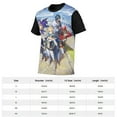 thumbnail image 2 of Genshin Impact Shirts Men's Short Sleeve Printed T-Shirt Graphic Comfortable Tee Tops Summer Blouse 2XL, 2 of 5