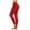 #Red, variant on Funicet Women's Plus Size Soft High Waist Yoga Pants Elastic Waist Capris Solid Leggings #Sky Blue S