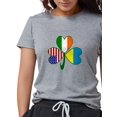 thumbnail image 1 of CafePress - Shamrock Of Ukraine Women's Deluxe T Shirt - Womens Tri-blend T-Shirt, 1 of 1