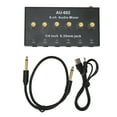 thumbnail image 2 of Mixerfor Small Club,Mini Sound Mixer 6 Line Mixer Low Noise Sound Mixer Sturdy Construction, 2 of 14