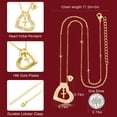 thumbnail image 6 of APSVO 18K Gold Plated Love Heart Initial Cross Necklaces for Women Girls CZ Letter B Pendant Chain Birthday Valentines Day Jewelry Gifts Teen Her Girlfriend Wife Lady Female Adults Kids Age Ideas, 6 of 8
