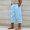 Sky Blue, variant on VeFlora Kids Capri Pants Unisex Loose Casual Pants Boys Girls School Long Pant Summer Beach Vacation Cropped Pant(White/3-4 Years)