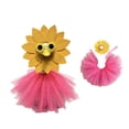thumbnail image 2 of For Holiday Porch Sunflower Set for 17-23 Inch White Goose, Bright Yellow Petal Skirt and Flower Crown, Summer Garden Yard Accent for Festival Party, Adjustable Fit, 2 of 7