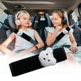 thumbnail image 2 of 3 Packs Cute Plush Car Seat Belt Pads Soft Shoulder Strap Protector Comfortable Neck Support for Adults 2PCS Car Accessories Safety Cushion, 2 of 8
