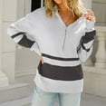 thumbnail image 2 of Vedolay Cute Sweaters Womens Casual Crewneck Lightweight Pullover Loose Fit Sweater,Gray S, 2 of 5
