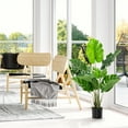 thumbnail image 2 of Costway 4FT Artificial Monstera Deliciosa Plant Palm Tree Indoor Outdoor, 2 of 7