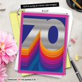 thumbnail image 3 of The Best Card Company Bold Miles - Mile Birthday Card with Envelope (Letterhead 8.5 x 11 Inch) -, 3 of 5
