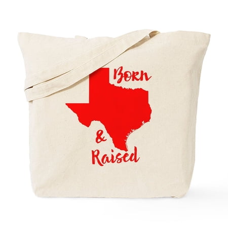 CafePress - Texas Born & Raised Tote Bag - Unisex Canvas Tote Bag Beige 1-Piece