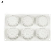 Trayknick Fondant Mold Microwave Safe Easy to Clean Silicone Flower Tasty Cookies Candy Mold Kitchen Tools