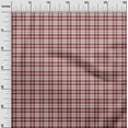 thumbnail image 3 of oneOone Viscose Chiffon Maroon Fabric Check Sewing Craft Projects Fabric Prints By Yard 42 Inch Wide, 3 of 4