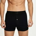 thumbnail image 5 of Mens Casual Button Boxers Low Rise Tracksuit Briefs Shorts Trunks Underwear, 5 of 11