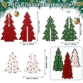thumbnail image 5 of Decoración navideña 3 piezas Mesa de madera Árbol de Navidad Árbol de Navidad rústico Casa de campo Centro de mesa de Navidad de madera para mesa Mesa pequeña Árboles de Navidad Bandeja escalonada, 5 of 5