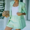 thumbnail image 4 of Veste à Col Rabattu pour Femmes Manches Longues Blazer, 4 of 8