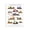 Construction Trucks Illustrated Guide, variant on Construction Trucks Machinery Black Framed Floater Canvas Wall Art, design by Christine Simpson Art