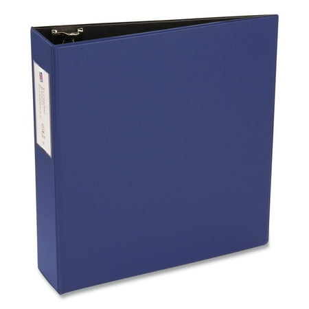 UPC: 0077711046009 | Avery 04600 Economy 3 in. Capacity 11 in. x 8.5 in. 3-Ring Non-View Binder – Blue