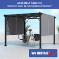 thumbnail image 1 of Home Installation Service - Metal Pergola Assembly (8 to 10 ft, Determined by Longest Side), 1 of 5