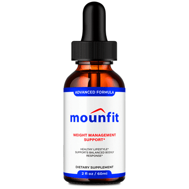 Mounfit Drops, Official Moun Fit Supplement Liquid Droppers - Maximum Strength, All Natural Liquid Formula Support Healthy Lifestyle and Lasting Energy, Premium Mounfit Support Gotas Reviews (1 Pack)