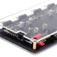 thumbnail image 4 of Concentrador De Ventilador Rgb 1 a 8 Multi Way RGB PWM HUB 12V/4 pines para placa base de ventilador (SATA+Shell), 4 of 8