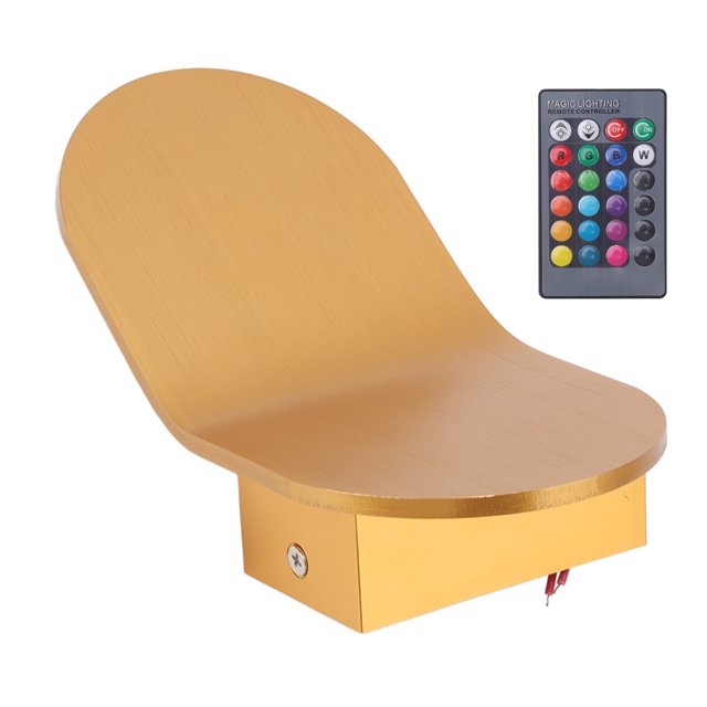 LED RGB Luz cálida Aluminio Simple LED Apliques de pared modernos Control remoto para el hogar Dormitorio Decoración de fiesta ANGGREK Otros