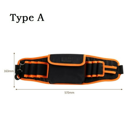 

Multi-functional Oxford Cloth Electrician Tools Bag Waist Pouch Belt Organizer