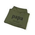 thumbnail image 4 of Papa Grandpa Fathers Day Definition Hoodie, Gifts, Hooded Sweatshirt, 4 of 4