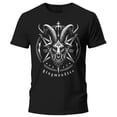 thumbnail image 1 of Playera Negra Manga Corta Grande Dark Baphomet, 1 of 4