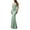 Green, variant on Leesechin Fashion Women's Elegant Halter Sleeveless V Neck Formal Dresses Solid Color Long Dress Evening Gowns