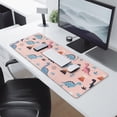 thumbnail image 2 of Long Mouse Pads for Desk,Pink Cartoon Dinosaurs Volcanoes Pattern Desk Mats on Top Of Desks, Desk Mouse Pad Extra Large with 3mm Non-Slip Base and Stitched Edge for Gaming,Office,Work,Home 31.5"x11.8", 2 of 6