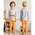 thumbnail image 2 of Boys Pajamas 2 Pieces Pajama Set for Boy Dinosuar Long Set Sleepwear Soft & Cute for Kids 3-8 Years, 2 of 6