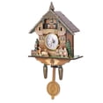 thumbnail image 2 of Reloj De Pared De Hadas Nórdico, Reloj De Cuco De Bosque De Pared, Reloj De Madera Vintage, Decoración De Pared Alimentada Por Batería Para El Hogar, Restaurante, Cafetería Moyic HA016297-00, 2 of 6