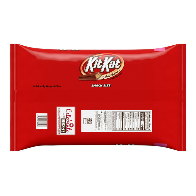 KIT KAT KIT KAT® Milk Chocolate Wafer Snack Size, Candy Bag, 10.78 oz 