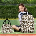 thumbnail image 6 of ALAZA Backpack Set Leopard Bows Elementary School Bags Student BookBag with Lunch Bag, 6 of 6