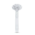 thumbnail image 3 of Rosec Jewels Lab Created Diamond Circle Engagement Ring with Halo - 6mm - EF-VS Quality, 14K White Gold, US 12.00, 3 of 8