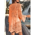 thumbnail image 3 of MURMUREY Amarmia Women's Crochet Swimsuit Cover Up Sheer Beach Dress, 3 of 3