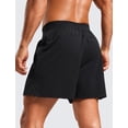 thumbnail image 2 of Shorts CRZ YOGA Texturizados para Entrenamiento con Corte Lateral 5" Negro M, 2 of 7