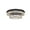 Black, variant on 30 in. Monroe LED Double Flush Mount, Chrome