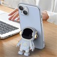 thumbnail image 2 of Funda con soporte oculto Astronaut compatible con iPhone 13 Pro Max/13 Pro/13, carcasa protectora de Tpu galvanizada (blanco) Sincero Electrónica, 2 of 5