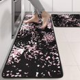 thumbnail image 2 of Kitchen Rugs Sets Of 2,Black and Pink Of Leopard Print Anti Fatigue Kitchen Mat Rugs Non Slip Washable,Decorative Kitchen Floor Mats for Kitchen,Sink,Laundry,17"x47"+17"x47", 2 of 5