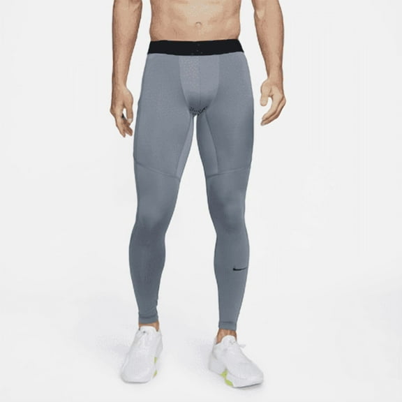 Nike Pro Warm Men's Tights Color: Smoke Grey/Black Size: L
