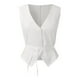 thumbnail image 5 of Chaleco informal de verano para mujer 2025, estilo británico, sin mangas, cuello en V liso, corte holgado, perfecto con leggings o vaqueros, tallas S-XL, para la oficina o fiestas, 5 of 8