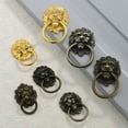thumbnail image 3 of 6 Pcs Mini Bouton Boîte à Bijoux Forme Tête de Lion Mini Bouton de Commode Bouton d'Armoire, 3 of 8