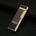 thumbnail image 2 of openpig Torch Lighter, Refillable Butane Torch Lighter, Windproof Lighter, Retro Soft Flame Table Lighters, Unique Birthday Gift for Men Women (Fuel Not Included) Orange, 2 of 4