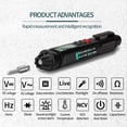 thumbnail image 3 of Digital Multimeter,6000 Meter Tester Auto-off Resistance Diode Meter Tester With A3007 Pen 6000 Pen 6000 Meter Display Ncv Auto-off With Lcd Display Lcd Display Ncv Tester With Lcd Leeofty, 3 of 6
