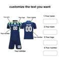 thumbnail image 4 of Custom Football Kit Set for Adult and Child, Name Number Team Logo DIY Family Match Personalized Jersey Shirt Shorts Set, Dad and Son Matching Outfits Navy XXXXL, 4 of 6