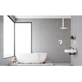 thumbnail image 3 of Ceiling Shower System Shower Faucet  Bathroom Luxury Rain Mixer Shower Combo Set Rainfall Shower Head System 10 Inch Polished Chrome with Valve and Trim, 3 of 4