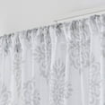thumbnail image 4 of Exclusive Home Curtains 2 Pack Nagano Medallion Belgian Linen Rod Pocket Curtain Panels, 4 of 5
