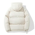 thumbnail image 4 of felwors Women's Oversized Quilted Lightweight Baggy Zip Up Puffer Jacket Long Sleeve Casual Warm Padded Coat Beige, XXXXL, 4 of 5